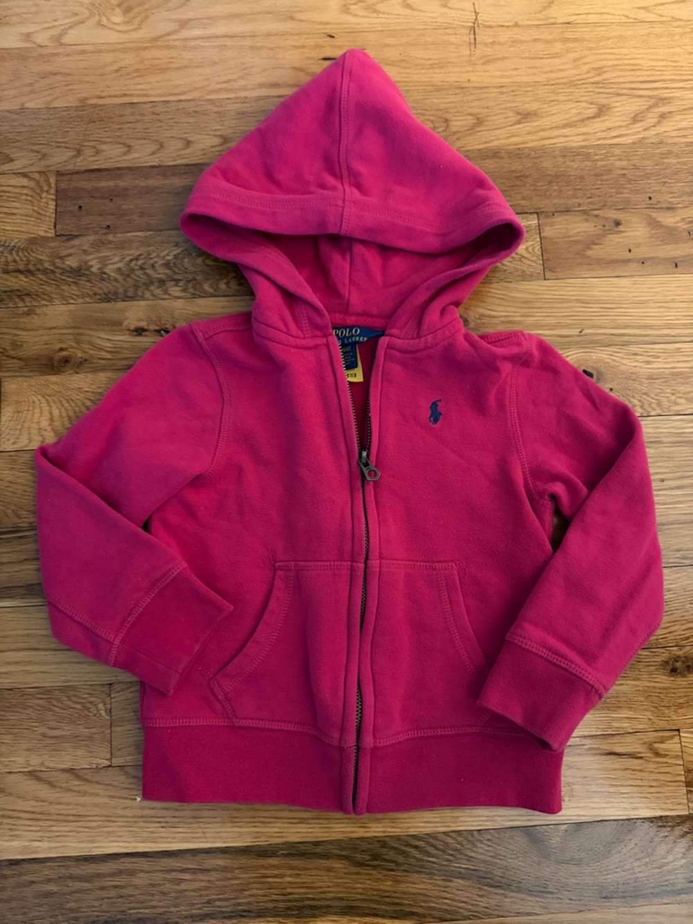 Polo Ralph Lauren Dark Red Hooded ZipUp 4T